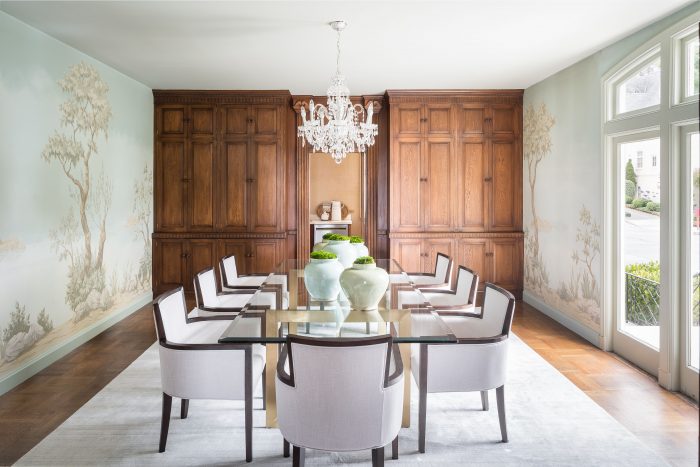 View of a formal dining room