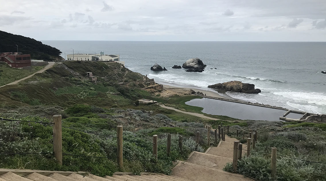 View of the Baths near Outer Richmond