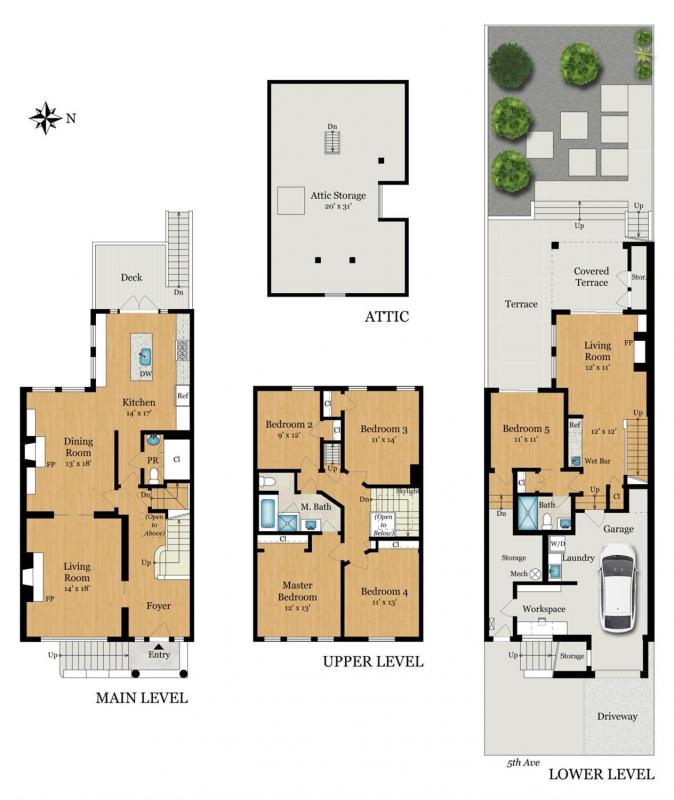 Floorplan for 1235 5th Avenue