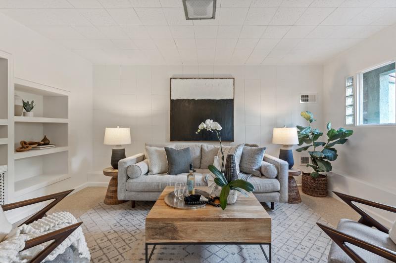 View of the main living area of the lower level great room