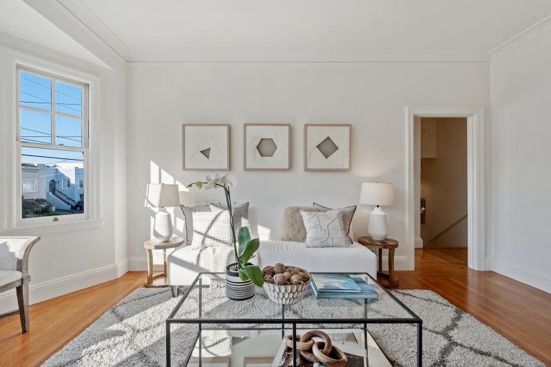 View of the right wall in the living room