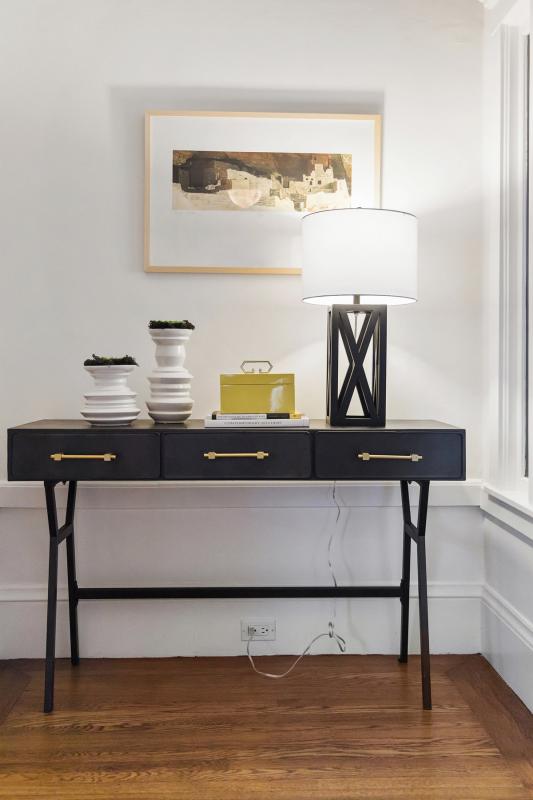Photo of desk that can be used as a study or work nook