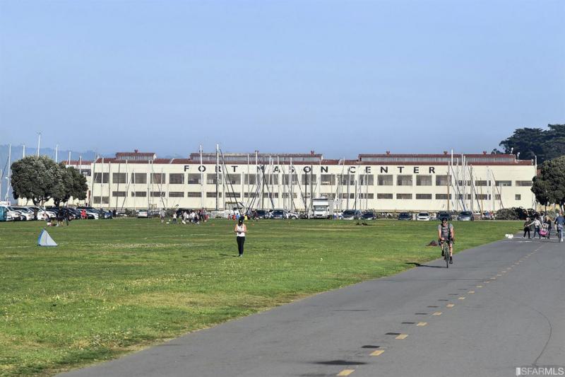 View of nearby Fort Mason Center
